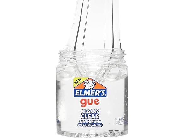 Elmer's Gue Glassy Clear Slime 8oz