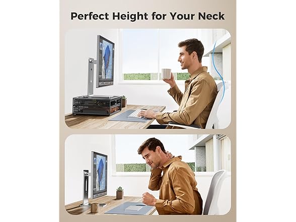HUANUO 2 Tier Monitor Stand