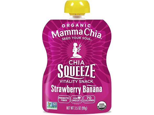 Mamma Chia Organic Vitality Squeeze