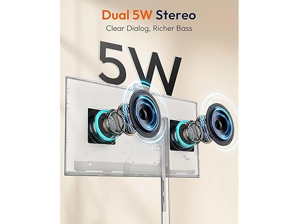 32" Portable Smart TV on Wheels
