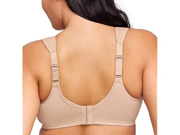 Glamorise Women Low Cut Wonderwire Lace Bra