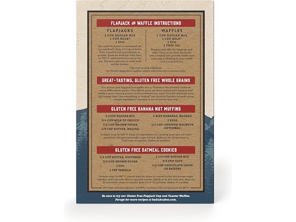 Kodiak Gluten Free Flapjack, Pancake & Waffle Mix