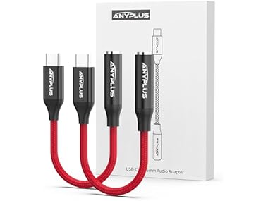$5.99 ANYPLUS USB C to 3.5mm Headphone Jack Adapter dealfomo