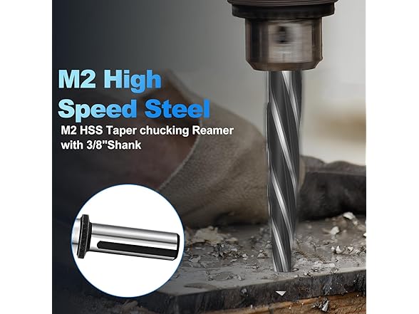 3/8" Tapered Reamer Drill Bit M2 HSS