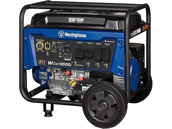 Westinghouse 12500 Peak Watt Home Backup Portable Generator