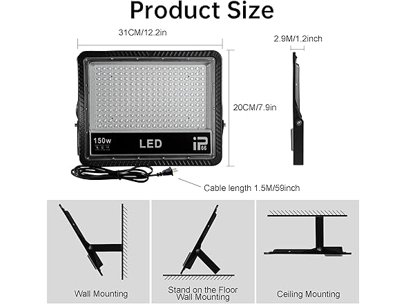 2 Pack 50W LED Blacklight