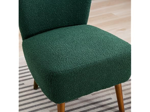 Nuoya Armless Accent Chair Wood Green