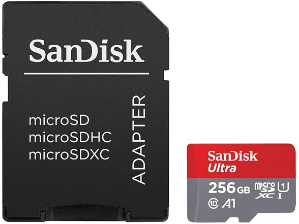 SanDisk Ultra 256GB microSD UHS-I Card