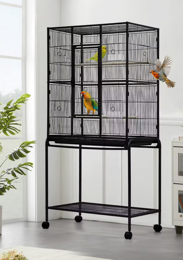 GarveeHome 41 Inch Large Bird Cage, Bird Cage - Gallery 2