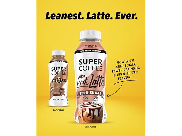 12pk SUPER COFFEE, Keto Protein Coffee Iced Mocha