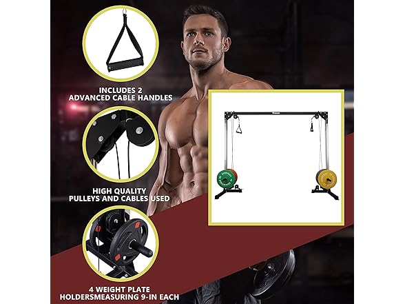 Signature Fitness Cable Crossover Machine