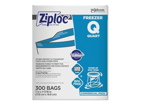 Ziploc Ziploc 696187 Double Zipper Freezer