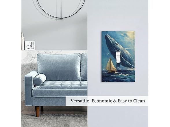 Light Switch Cover Whale Sea 1Gang