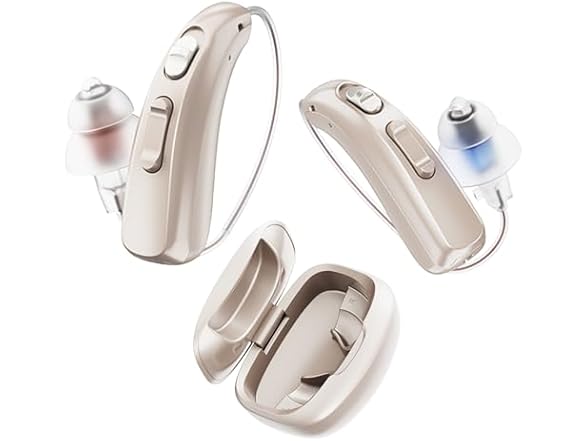 Linner Clarity OTC Hearing Aids Beige Gold