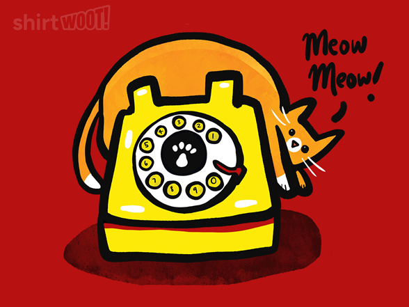 Just an Old School Meowtary Phone