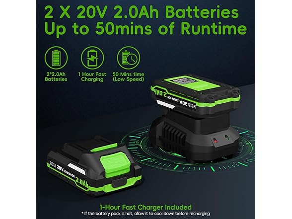 PATODOR Cordless Leaf Blower Grey