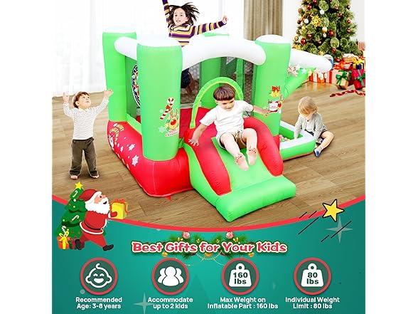 Tzou Inflatable Bounce House for Toddler