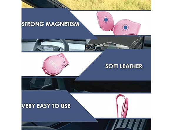 Tesla Cybertruck Sunglass Holder Pink