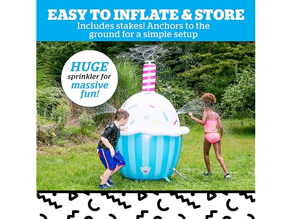 Giant Inflatable Cupcake Sprinkler