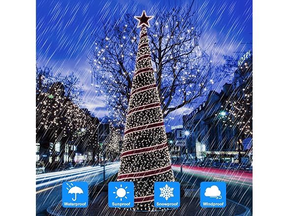 BesLowe 288FT Solar Fairy Lights
