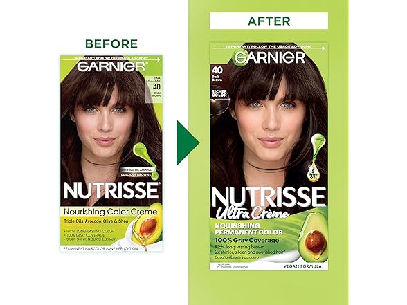 Garnier Hair Color Dark Brown