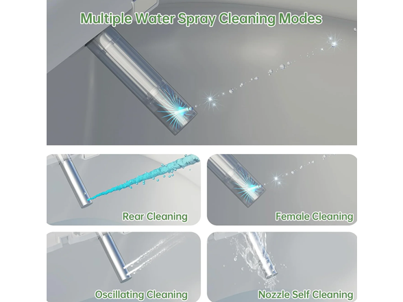 Inus IS-2200BB Electronic Bidet - Slim Remote & V-Clean