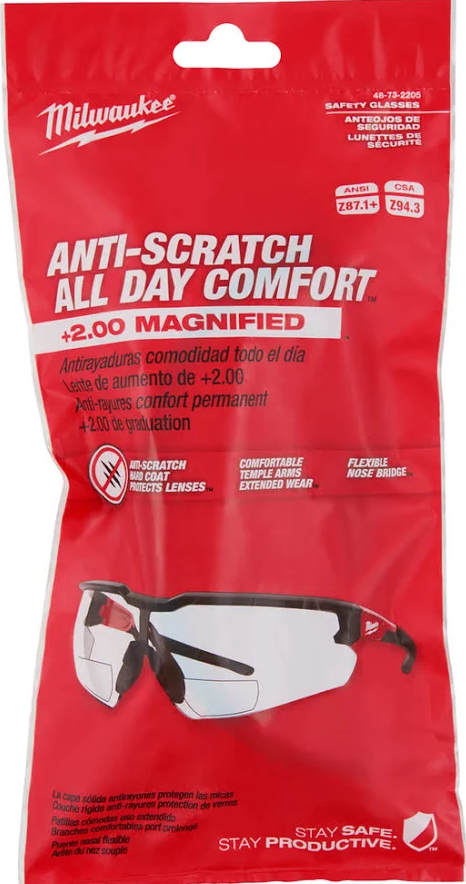 Milwaukee 48-73-2205 2.00 MAG Safety Glasses - Gallery 2