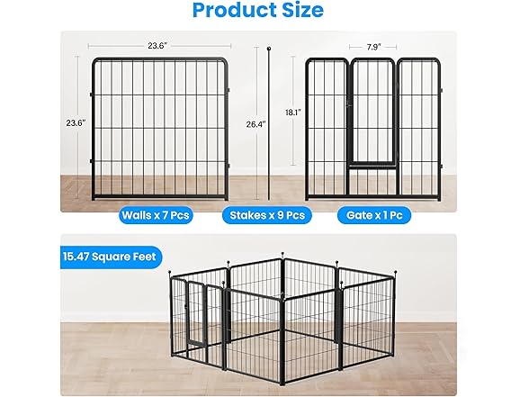 Simple Deluxe Dog Playpen, Your Choice