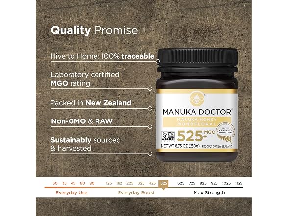 Manuka Doctor - MGO 525+ Manuka Honey