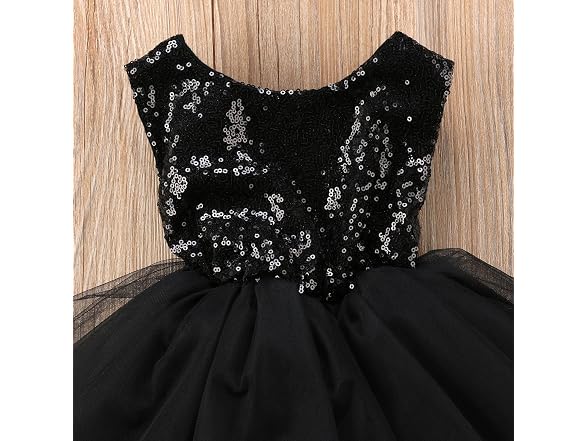 Suomate Girls (3-4T) Baby Girl Sequin Tulle Dress