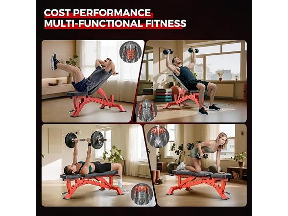 STACOO Adjustable Bench Press 1300lb