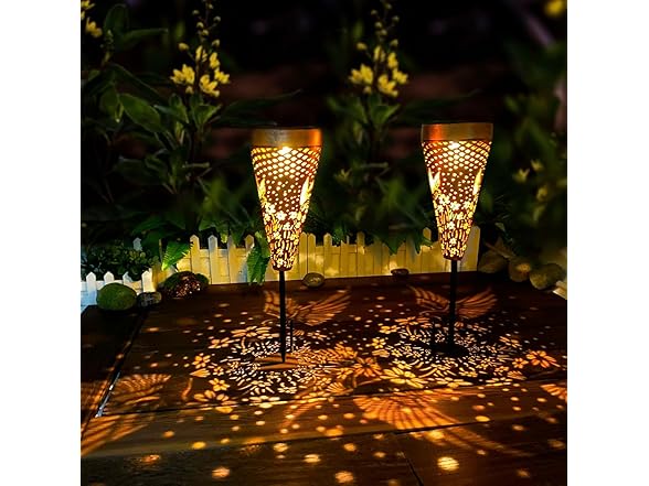 DIBIEECN 6 Pack Hummingbird Solar Lights