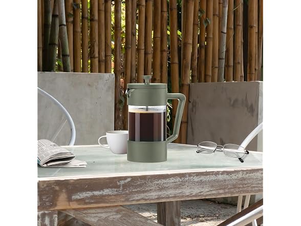 Oggi Borosilicate Glass French Press Coffee Maker - 34oz 