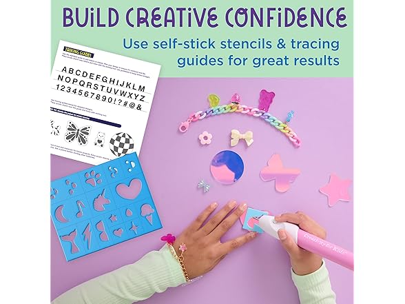 Creativity for Kids Etch-It Personalized Accessories Kit with Etching Tool