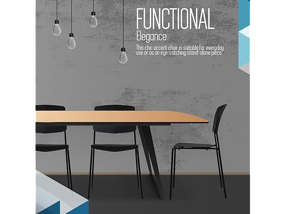 Zuho II Modern Stackable Chair (2Pk)