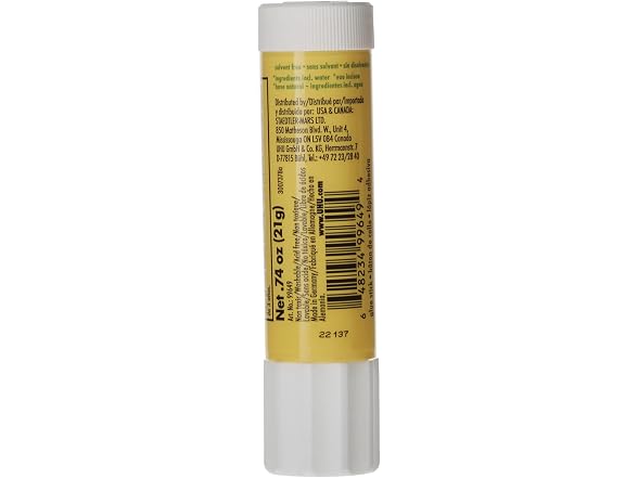 Saunders UHU Stic Permanent Glue Stick, 0.74 Clear