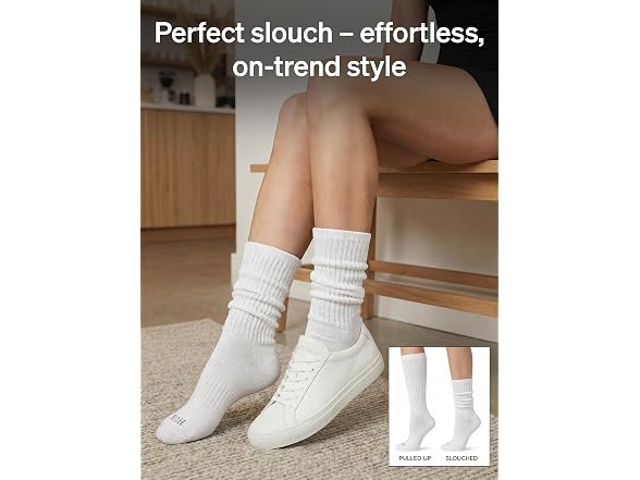 HUE Women's Slouch Socks, Slouchy Socks
