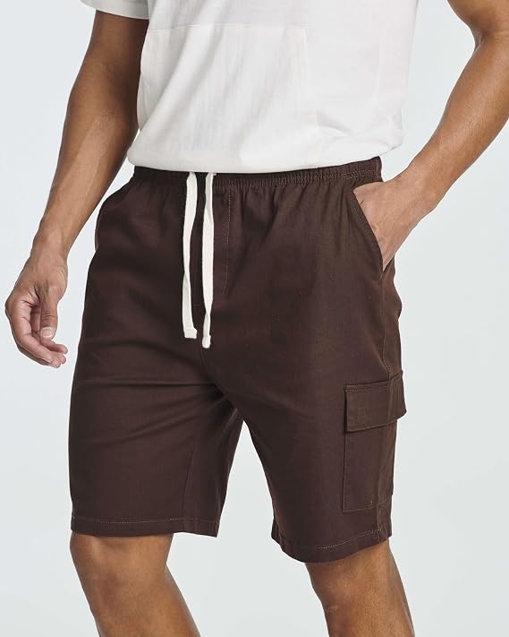 (3-Pack) Men's Cotton Cargo Shorts - Gallery 26