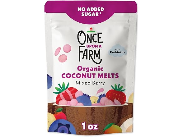 8PK Once Upon A Farm Organic Coconut Melts