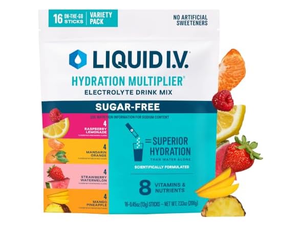 Liquid IV Sugar Free Variety Hydration Mix 16ct