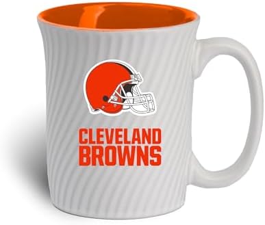 The Memory Company | Licensed NFL 15oz Swirl Mug,Cleveland Browns
