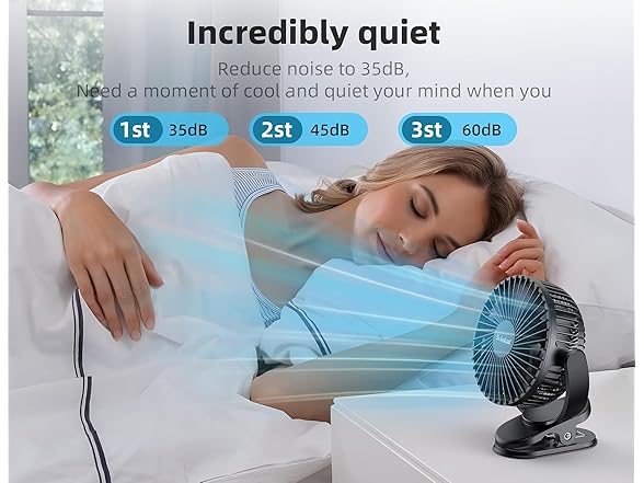 Svinkal Personal Clip on Fan Battery