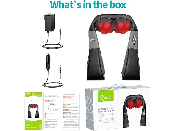 cotsoco Shiatsu Neck Massager - Dark Grey