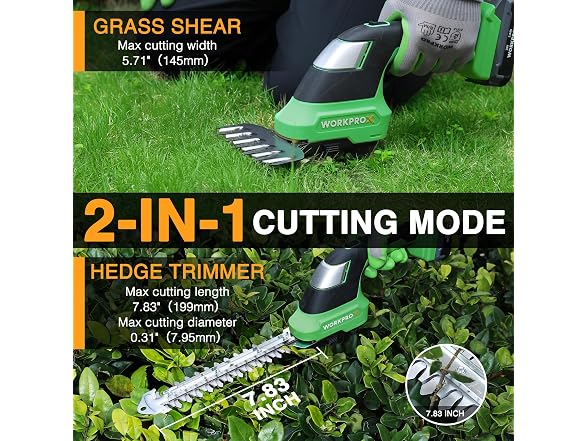 WORKPROX 20V Grass & Shrub Trimmer