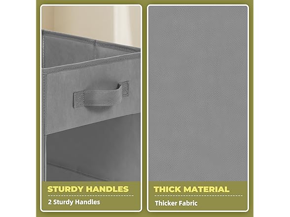 STORAGEIDEAS Storage Cubes13 Inch Cube Storage Bins With Clear Window