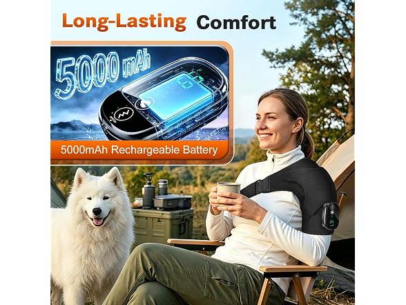 WoloyHeatie Cordless Shoulder Heat Wrap