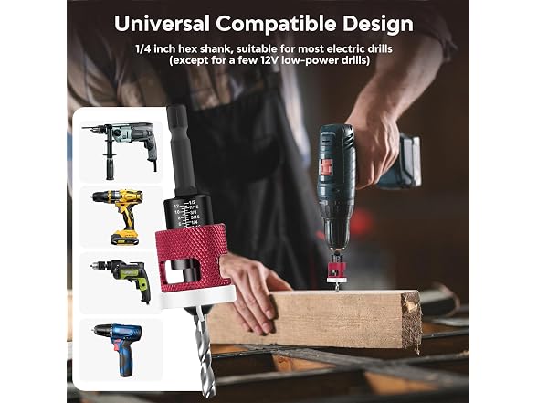 Csyibeielec 7 Pcs Countersink Drill Bit