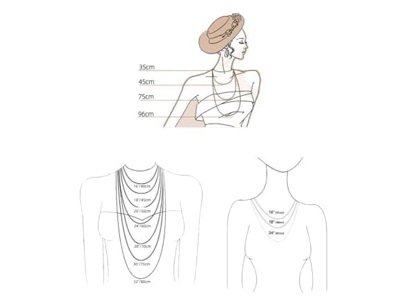 DIOWUS Bubble Letter Necklace Gold