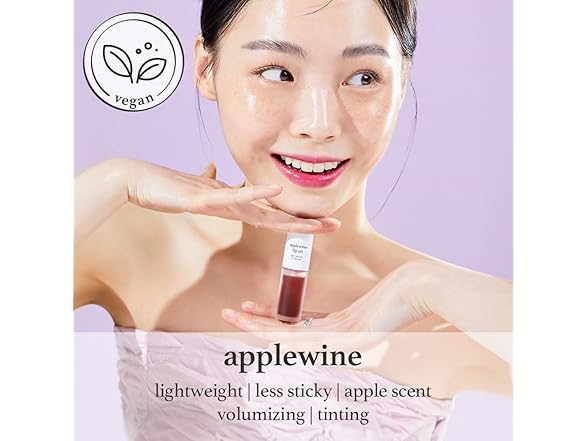 NOONI Korean Vegan Appleseed Lip Oil