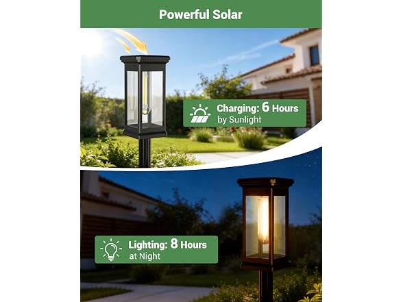 HZE Solar Garden Hose Holder Stand